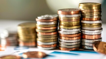 stack of money background for finance 