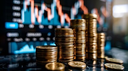 stack of money background for finance 