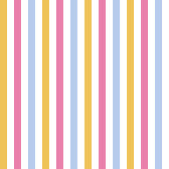 Pattern stripe seamless pink yellow colors design for fabric, textile, fashion design, pillow case, gift wrapping paper; wallpaper etc. Vertical stripe abstract background.