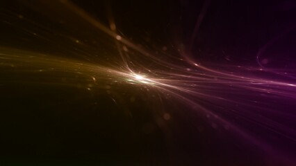 energievoll leuchtender dynamischer Lichtschweif, heller Stern, Weltall, Universum, Energie, Strom,...