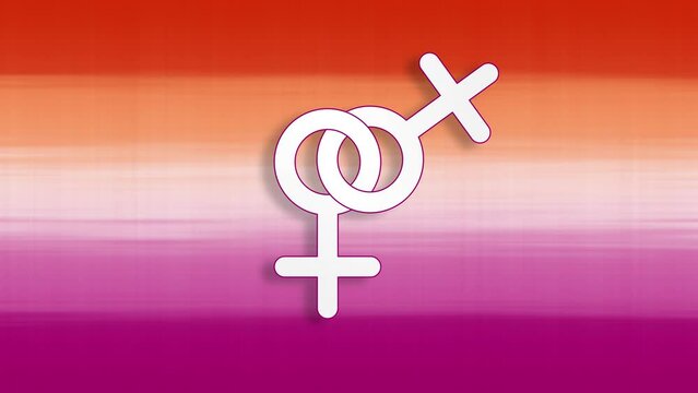 S&iacute;mbolo de lesbiana versi&oacute;n 5