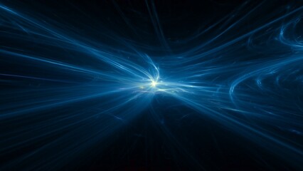 energievoll leuchtender dynamischer Lichtschweif, heller Stern, Weltall, Universum, Energie, Strom,...
