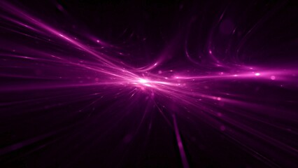 energievoll leuchtender dynamischer Lichtschweif, heller Stern, Weltall, Universum, Energie, Strom, Stärke, kraftvoll, schnelles Internet, Licht, Technologie, Wissenschaft, magenta, pink, schwarz