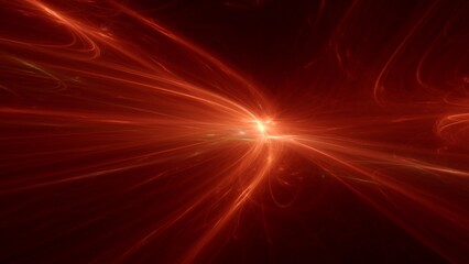 energievoll leuchtender dynamischer Lichtschweif, heller Stern, Weltall, Universum, Energie, Strom, Stärke, kraftvoll, schnelles Internet, Licht, Technologie, Wissenschaft, orange, schwarz