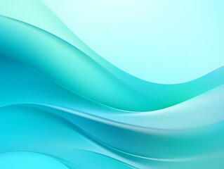 Cyan abstract nature blurred background gradient backdrop. Ecology concept for your graphic design, banner or poster blank empty with copy space 