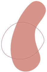 Abstract stain liquid shape. Illustration for design template business presentation, social media, marketing minimalist advertising, flyer, magazine, background.