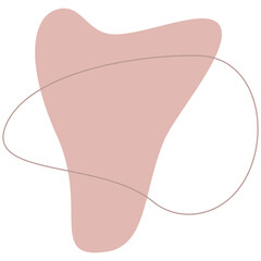 Abstract stain liquid shape. Illustration for design template business presentation, social media, marketing minimalist advertising, flyer, magazine, background.