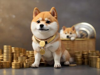 Dogecoin with the coin