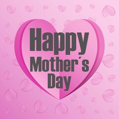 Mother's day greeting card,Happy Mothers Day lettering. Handmade calligraphy vector illustration design . Mother's day card background, 12 May special design or logo concept.