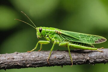 One green locust nyph