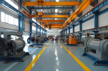 Industrial machinery workshop