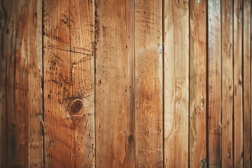 Naklejka premium Close-up of vintage wood paneling texture, showcasing the retro charm and character