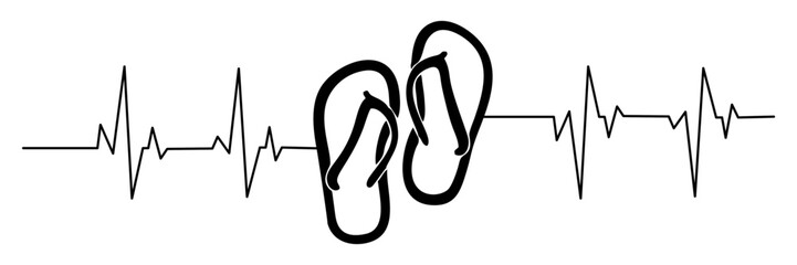 a pair of flip-flops