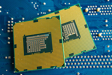 Central Processing Unit, CPU chip processor of computer mainboard, electronic technology.