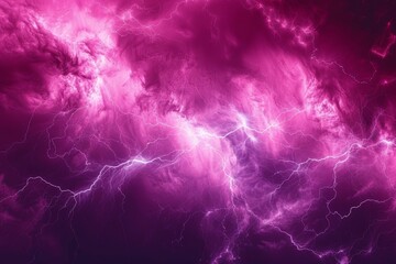 Fototapeta premium Purple and Black Background With Lightning