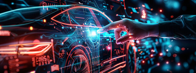 Digital Evolution: Virtual Innovation Drives the Future of Electric Vehicles.