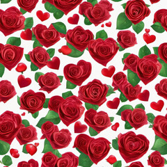 Heart-shaped roses are intended for cards, prints, valentines, March 8 and can be used in various occasions.