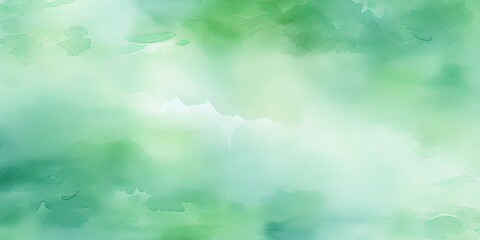Fototapeta na wymiar Green watercolor background texture soft abstract illustration blank empty with copy space for product design or text copyspace mock-up