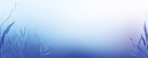 Indigo abstract nature blurred background gradient backdrop. Ecology concept for your graphic design, banner or poster blank empty with copy space