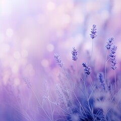 Lavender abstract nature blurred background gradient backdrop. Ecology concept for your graphic design, banner or poster blank empty with copy space 