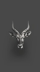 Beautiful antelope background graphic design