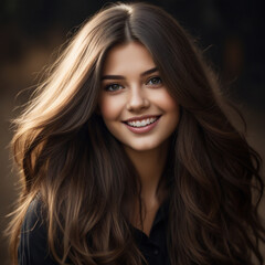 Fototapeta premium Portrait of an American girl