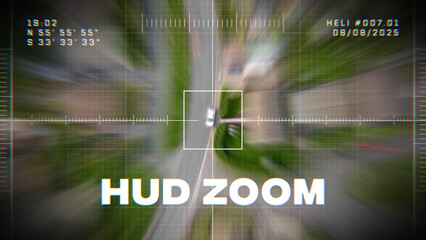 Modern HUD Zoom Media Transition