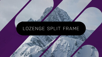 Lozenge Split Frame Media Title