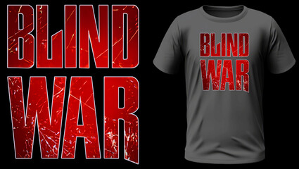 Blind War t-shirt design concept