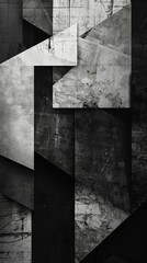 abstract greyscale wallpaper with square geometric shapes (1)