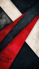 red white and black, strong shapes abstract wallpaper (2)