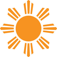 Vector set of sun icons. Different sun drawing collection. Summertime figure concept. icons set.
