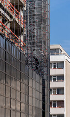Baustellen und Baugerüste, Berlin, Deutschland