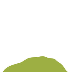 Obraz premium Irregular Mountain Shape