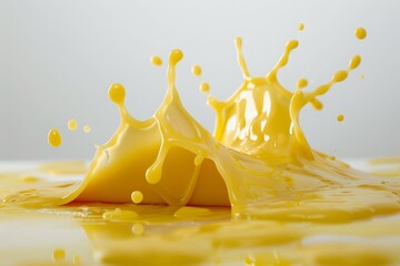 melted cheese splashes cut out, photography - Powered by Adobe