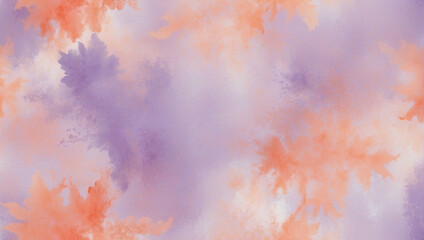 Obraz na płótnie Canvas Apricot Aura, Gentle Coral and Lilac Background with Faint Texture, Bathed in Subtle Radiance.