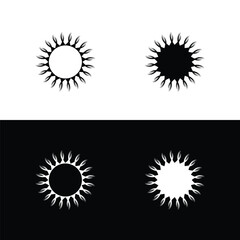 Circle stylish vector logo illustration . Circle vector logo template design