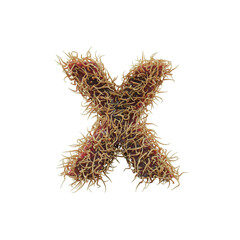 Creepy & Scary 3D Alphabet PNG Letters