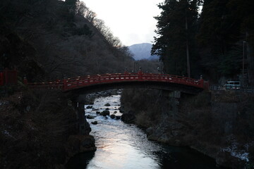 Shinkyo Bridge Tochigi Japan January 2024 神橋
