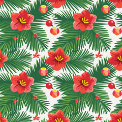 Seamless colorful decorative  beautiful 3d floral peach tone ,hand drawn flower background pattern design vector illustration