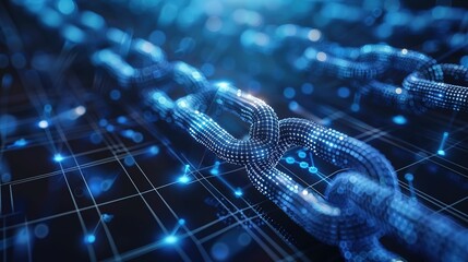 Blockchain technology futuristic, electronics money, digital wallet with encrypted block