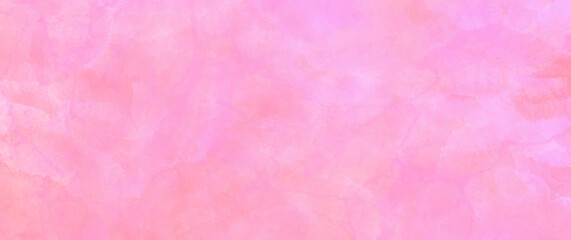 Abstract pink watercolor vector art background for cards, flyer, poster, banner and cover design. Hand drawn flower illustration for Valentines Day. Watercolour brush strokes. Rose. Flower backdrop.