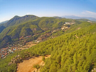 Mountains above Oludeniz in Turkey	