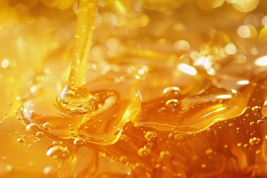 Lose yourself in the aromatic essence of honey, its golden hue and thick consistency inviting