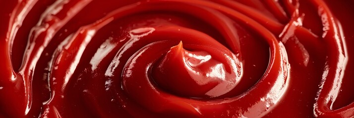 Indulge in the bold flavor of liquid ketchup, its vibrant hue and smooth texture offering satisfaction