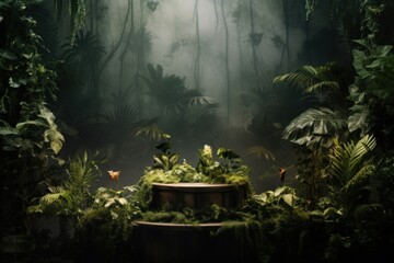 Jungle woodland nature forest. - obrazy, fototapety, plakaty