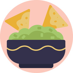 Satisfy your cravings with our Nachos icon, a symbol of Mexico's rich culinary heritage. - obrazy, fototapety, plakaty