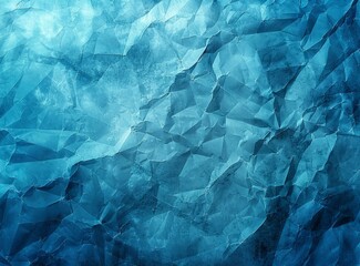 Obraz premium b'Blue crumpled paper texture'