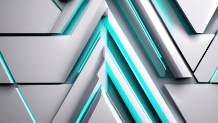 Abstract Geometric Wave Illusions for Artistic Promotions