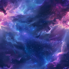 Fototapeta na wymiar Astral Elegance Celestial Stars and Nebulae
